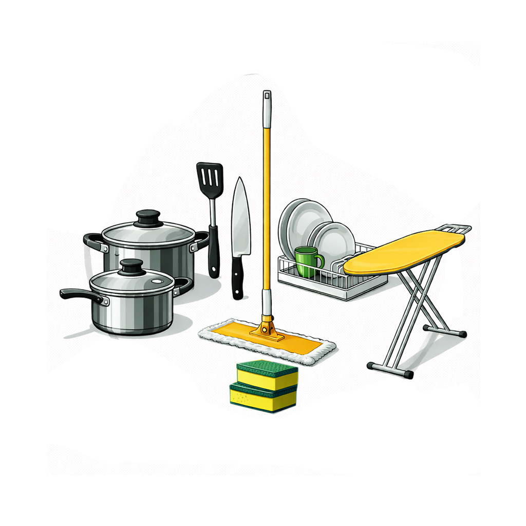 KITCHEN & HOUSE HOLD ITEMS