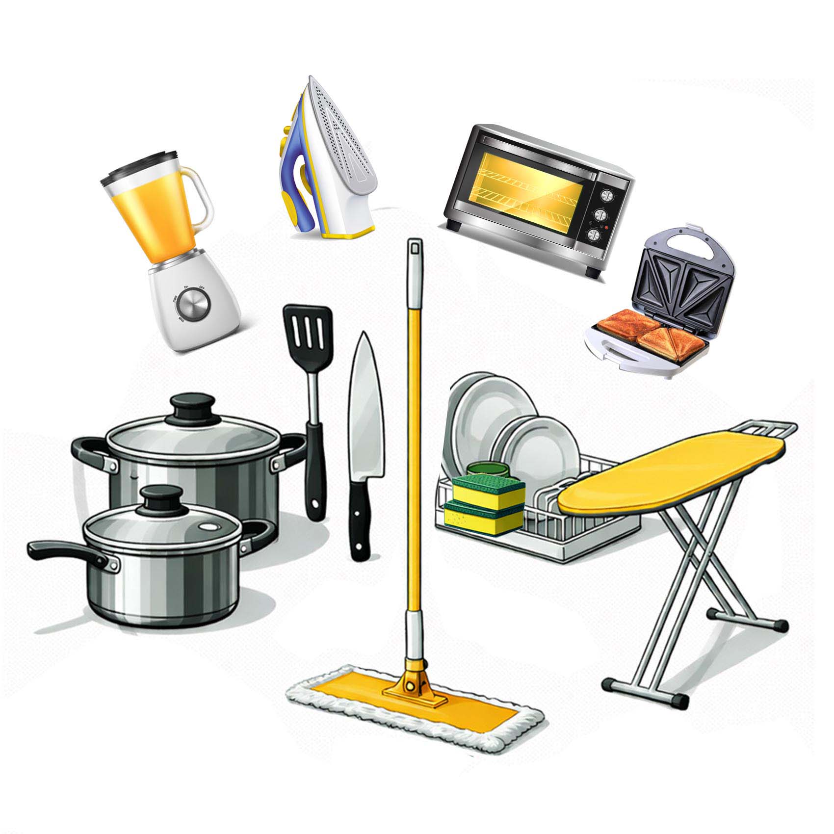 KITCHEN & HOUSE HOLD ITEMS